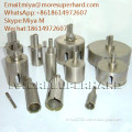 Electroplated Diamond Core Drill Bits for glass, crystal, fiberglass miya@moresuperhard.com